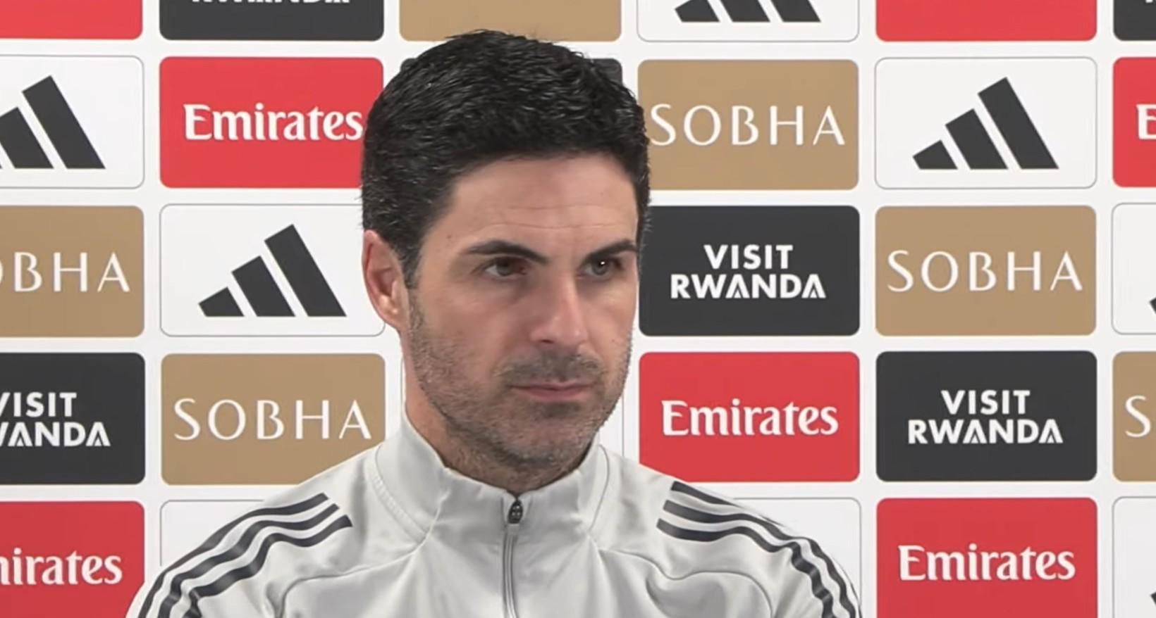 阿尔特塔:哈弗茨还不能首发;萨利巴和特罗萨德出战存疑